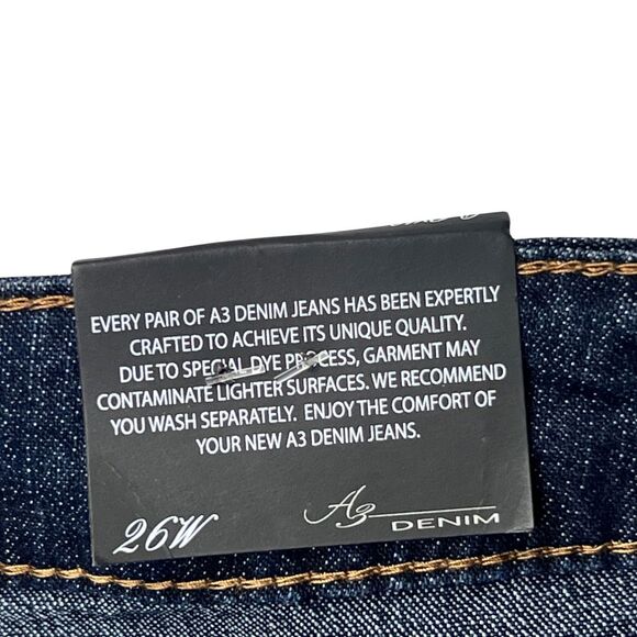 A3 Denim Capris Womens Plus Size 26W Constructed Waist High Rise Cropped Jeans - Picture 14 of 14